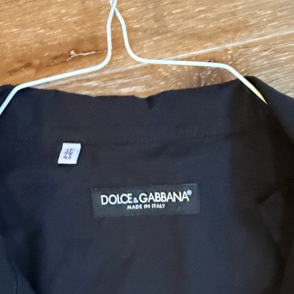 Dolce & Gabbana Black Button-Down Shirt - Picture 2 of 3
